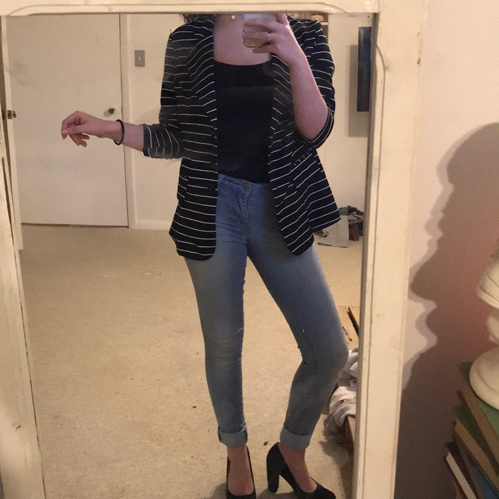 Black and White Chic Blazer